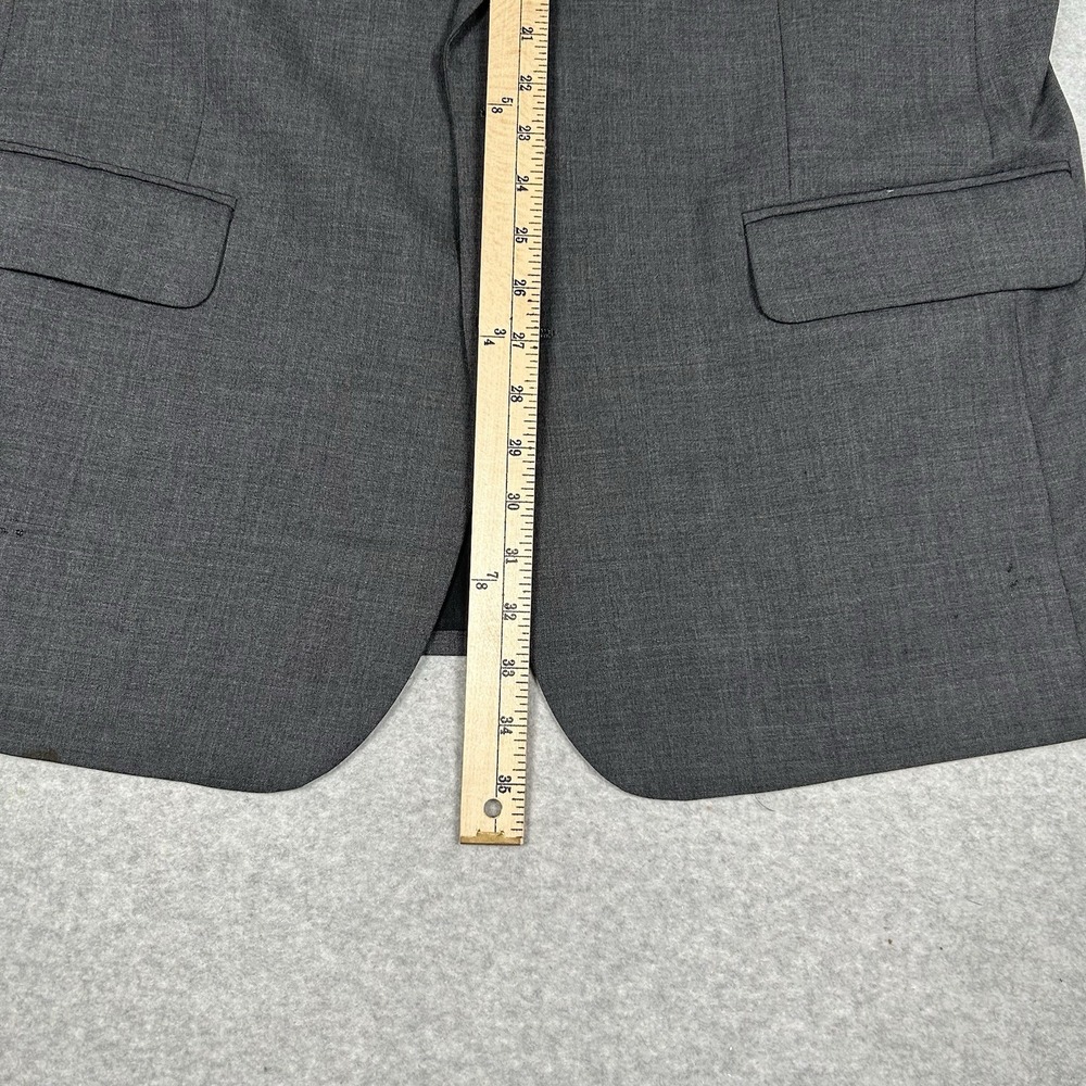 Vintage Burberrys Men's Blazer Sport Coat‎ Jacket 100% Wool Gray FLAWS SEE PICS - Picture 11 of 16